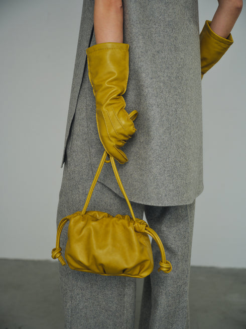 lamb leather shoulder bag